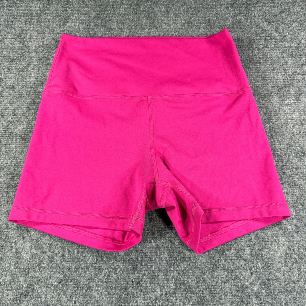 Gilly Hicks Go Recharge High Rise Biker Shorts Women Size M Pink Athleisure